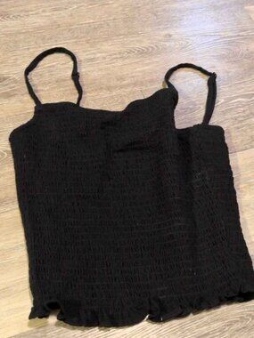 Disturbia Helia Cotton Shirred Cami Top size us new
